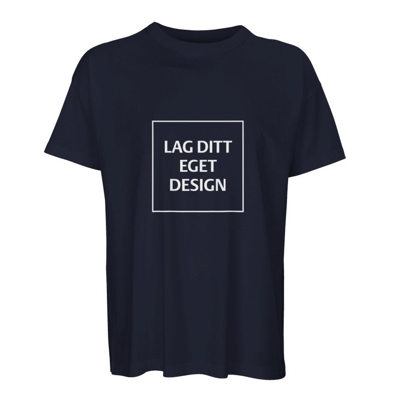 Ekologisk oversized T-shirt för män | Designa din egen T-shirt med tryck