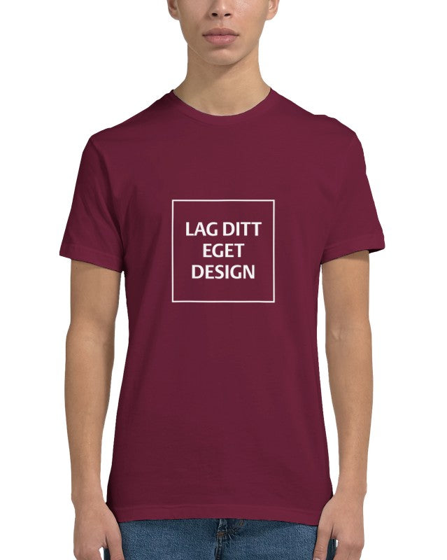 Figursydd herr-t-shirt | Designa med eget tryck
