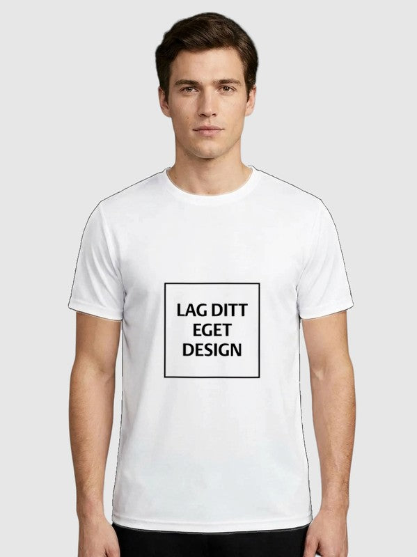 Myk Teknisk Unisex T-skjorte med Eget Trykk | Lettvekts Sport