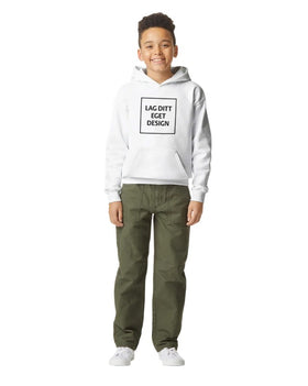 Mjuk Huvtröja för Ungdom med Eget Tryck | Midweight Fleece Hoodie