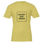 Premium unisex-t-shirt med rund hals | Designa din egen med eget tryck