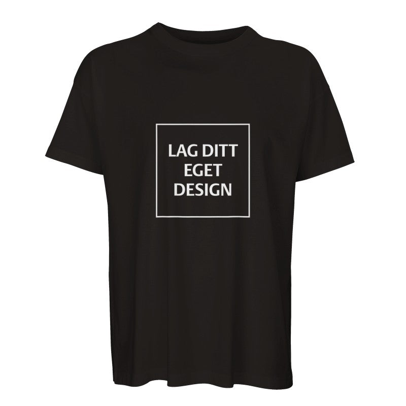 Ekologisk oversized T-shirt för män | Designa din egen T-shirt med tryck