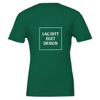 Premium unisex-t-shirt med rund hals | Designa din egen med eget tryck