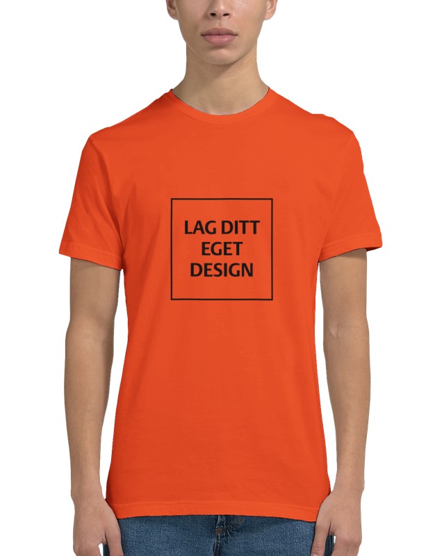 Figursydd herr-t-shirt | Designa med eget tryck
