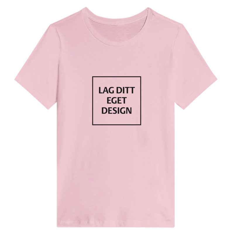 Avslappnad dam-t-shirt | Eget tryck