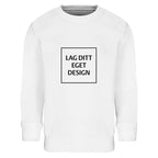Klassisk Barnegenser med Eget Trykk | Varm Sweatshirt i Bomullsblanding