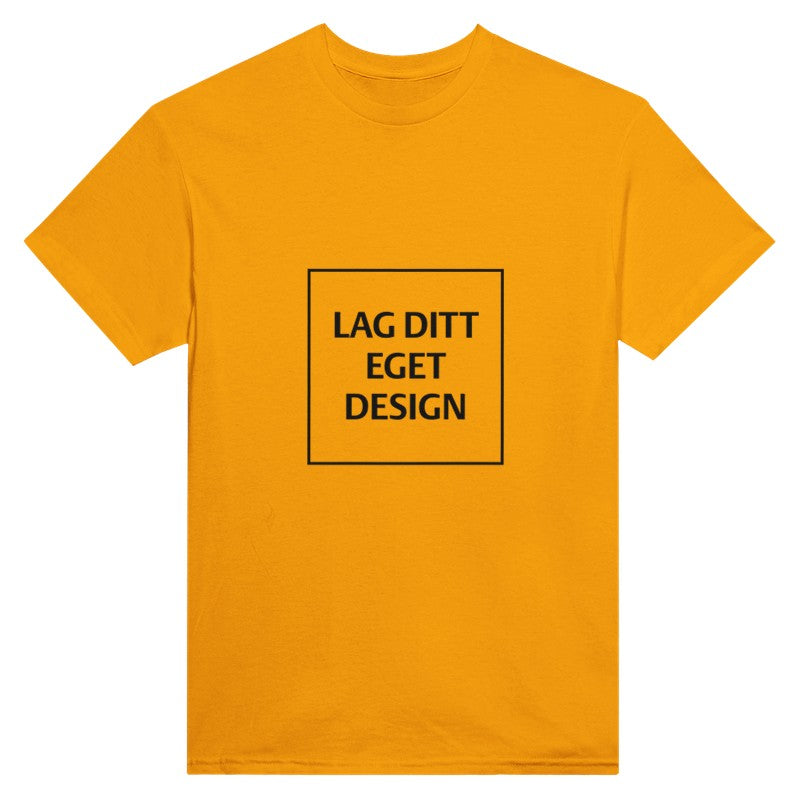 Designa din egen t-shirt med tryck | Robust unisextröja med rund hals
