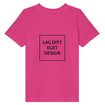 Mjuk T-shirt för Småbarn i Fin Jersey med Eget Tryck