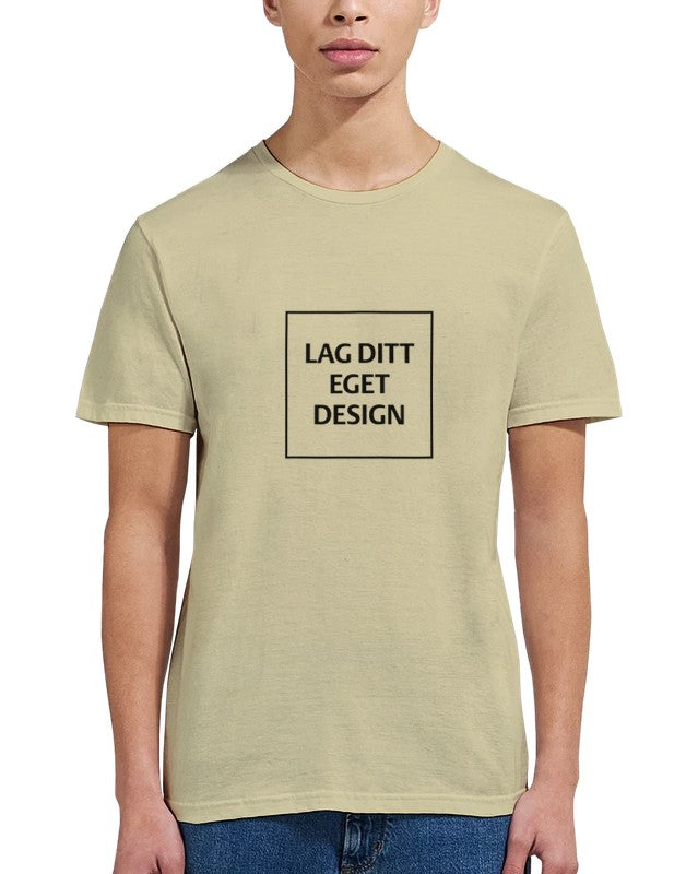 Klassisk unisex-t-shirt med rund hals för eget tryck | Designa din egen t-shirt
