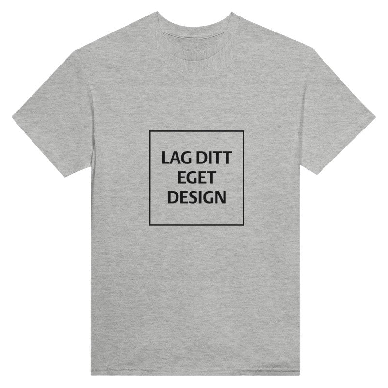 Designa din egen t-shirt med tryck | Robust unisextröja med rund hals