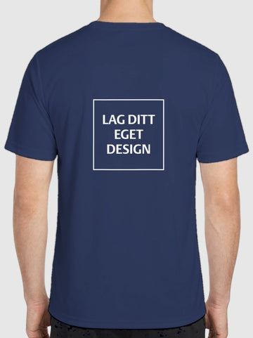 Mjuk Teknisk Unisex-T-shirt med Eget Tryck | Lättviktssport