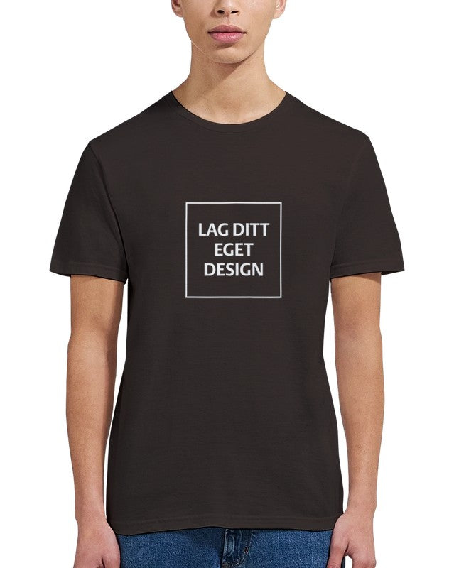 Klassisk unisex-t-shirt med rund hals för eget tryck | Designa din egen t-shirt