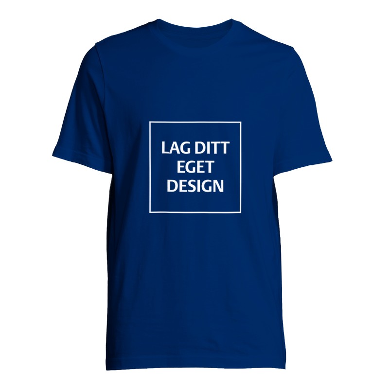 Designa din egen bekväma t-shirt med personligt tryck