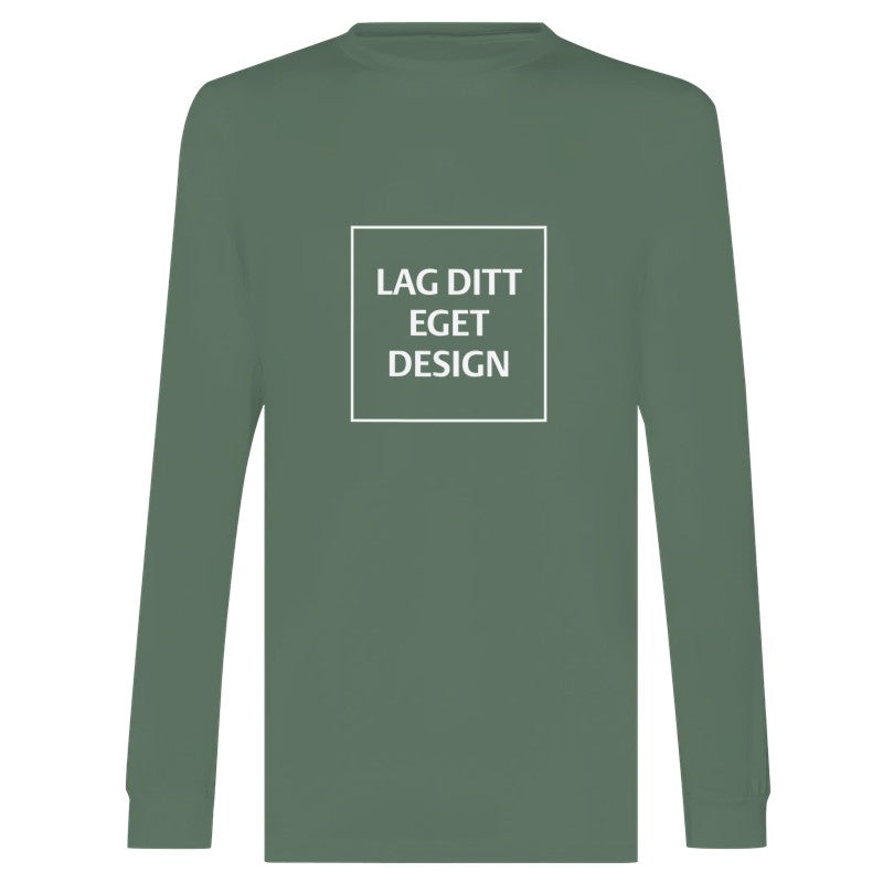 Premium långärmad T-shirt med eget tryck