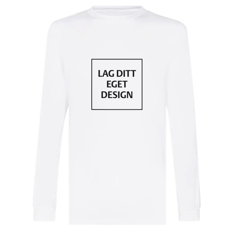 Premium långärmad T-shirt med eget tryck