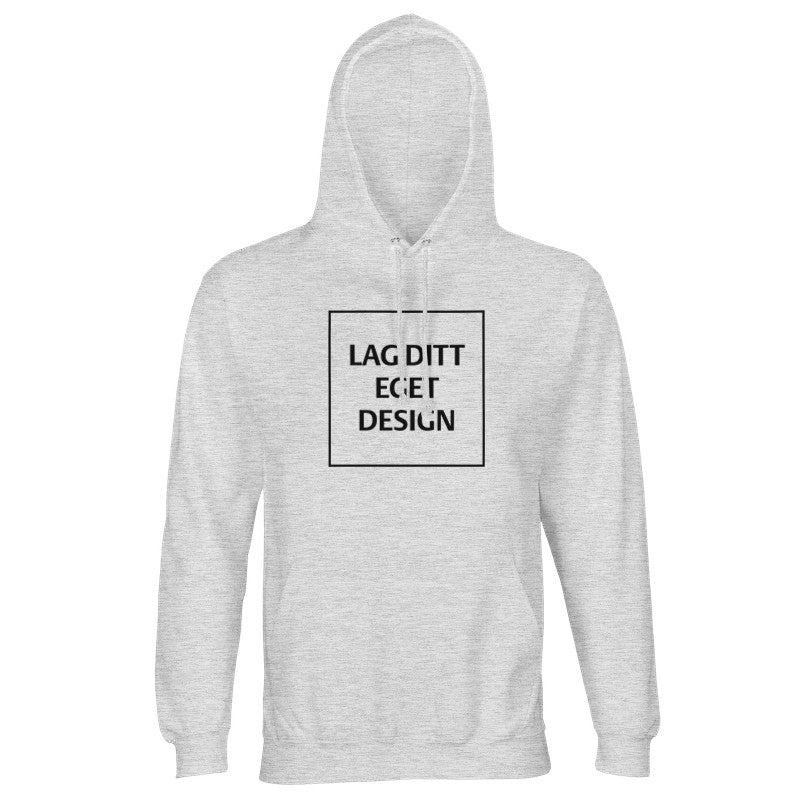 Designa din egen återvunna unisexhoodie | Personligt tryck