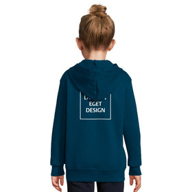 Huvjacka för Barn med Dragkedja och Eget Tryck | Mjuk Zip Hoodie