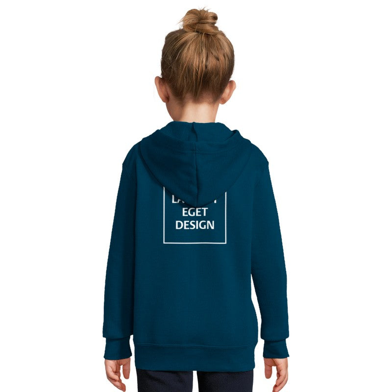 Huvjacka för Barn med Dragkedja och Eget Tryck | Mjuk Zip Hoodie