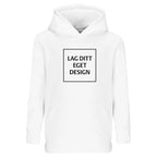 Komfortabel Barnehettegenser med Eget Trykk | Varm Fleece med Kengurulomme