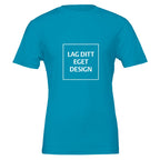 Premium unisex-t-shirt med rund hals | Designa din egen med eget tryck