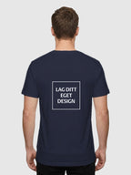 Designa din egen unisex-t-shirt med V-ringning och eget tryck