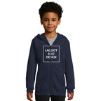 Huvjacka för Barn med Dragkedja och Eget Tryck | Mjuk Zip Hoodie