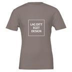 Premium unisex-t-shirt med rund hals | Designa din egen med eget tryck