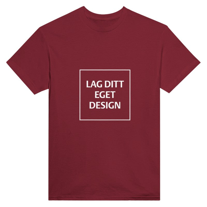 Designa din egen t-shirt med tryck | Robust unisextröja med rund hals