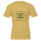 Premium unisex-t-shirt med rund hals | Designa din egen med eget tryck