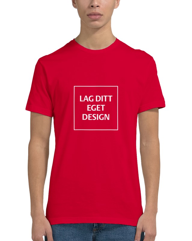 Figursydd herr-t-shirt | Designa med eget tryck