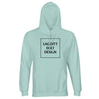Designa din egen återvunna unisexhoodie | Personligt tryck