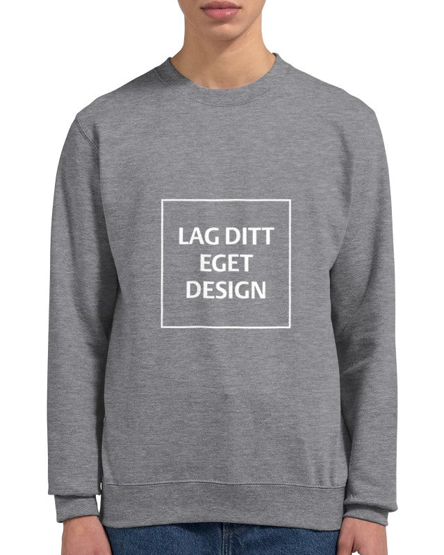 Designa din egen premiumtröja med rund hals och unikt tryck