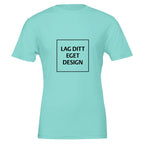 Premium unisex-t-shirt med rund hals | Designa din egen med eget tryck