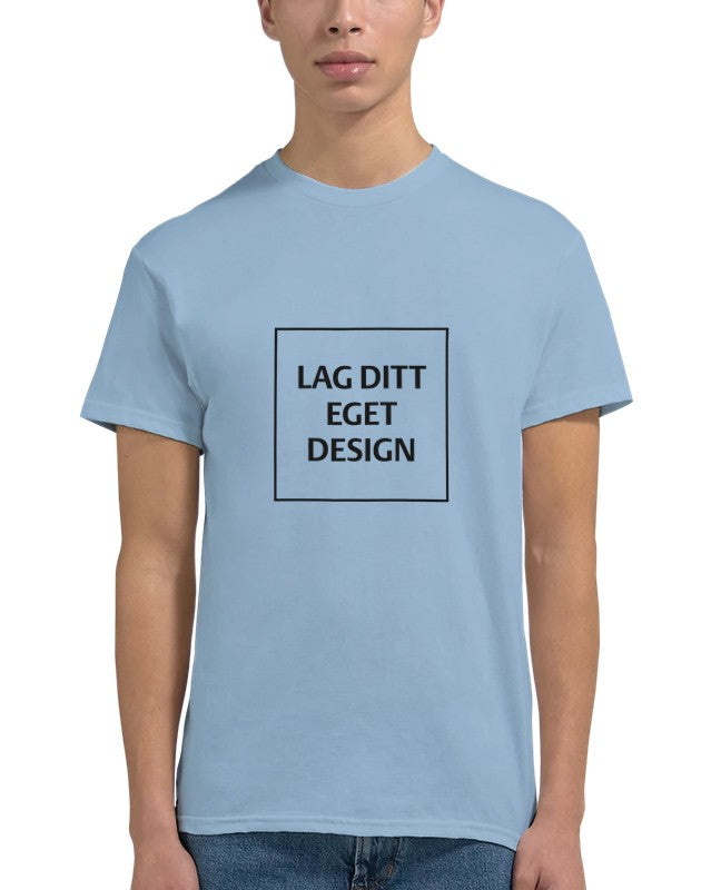 Designa din egen t-shirt med tryck | Robust unisextröja med rund hals