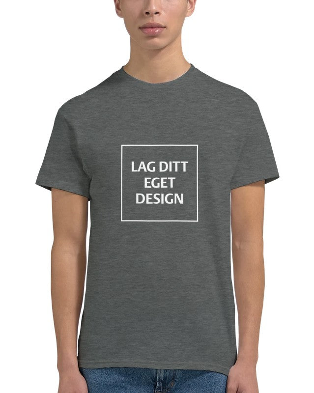 Designa din egen t-shirt med tryck | Robust unisextröja med rund hals