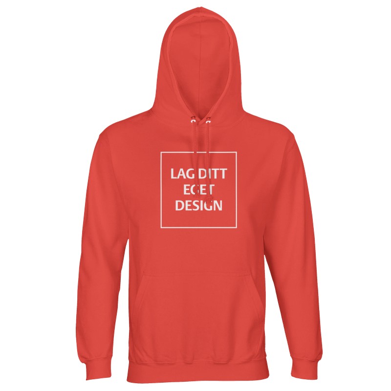 Designa din egen återvunna unisexhoodie | Personligt tryck