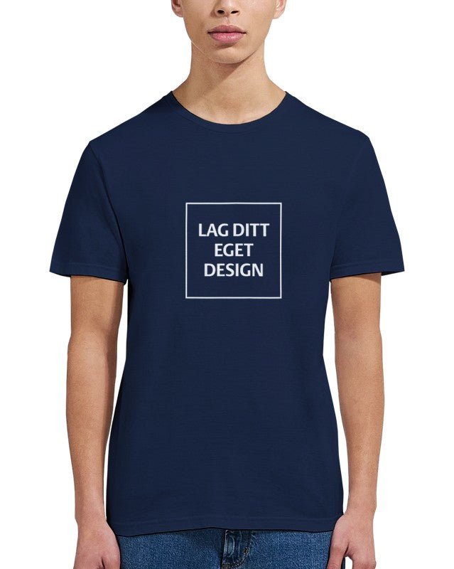 Klassisk unisex-t-shirt med rund hals för eget tryck | Designa din egen t-shirt