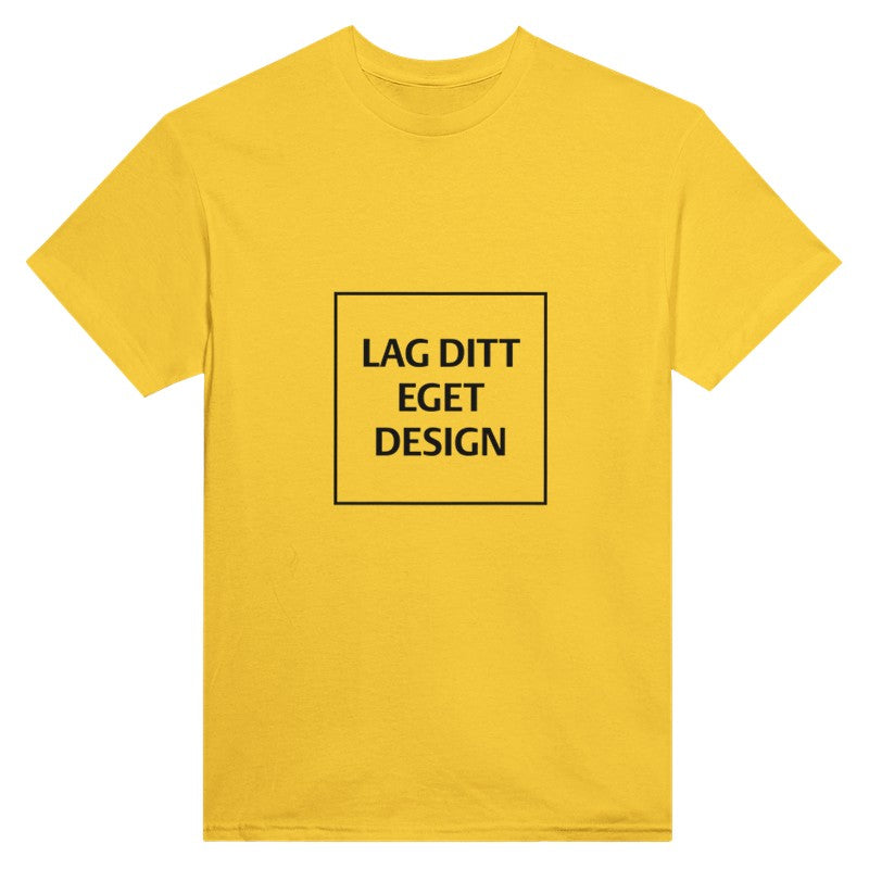 Designa din egen t-shirt med tryck | Robust unisextröja med rund hals