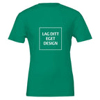 Premium unisex-t-shirt med rund hals | Designa din egen med eget tryck