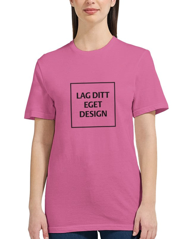 Klassisk dam-t-shirt | Designa din egen med eget tryck