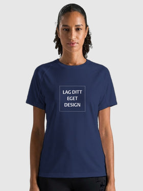 Ultralätt Teknisk Dam-T-shirt med Eget Tryck | Figursydd Sport