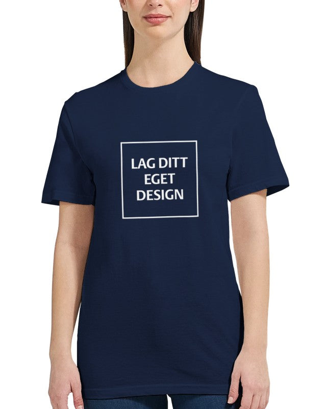 Klassisk dam-t-shirt | Designa din egen med eget tryck