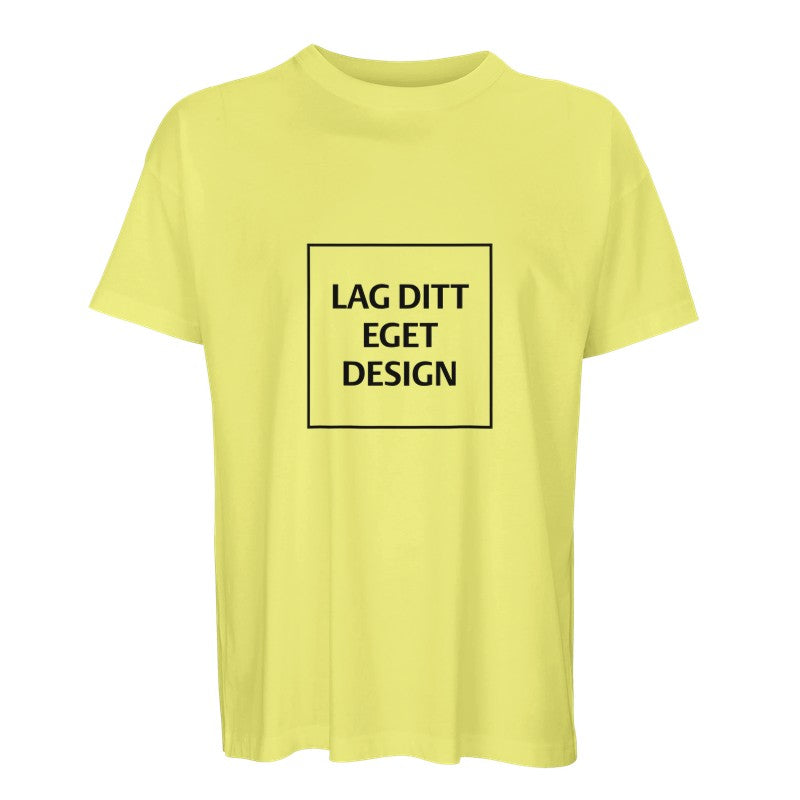 Ekologisk oversized T-shirt för män | Designa din egen T-shirt med tryck