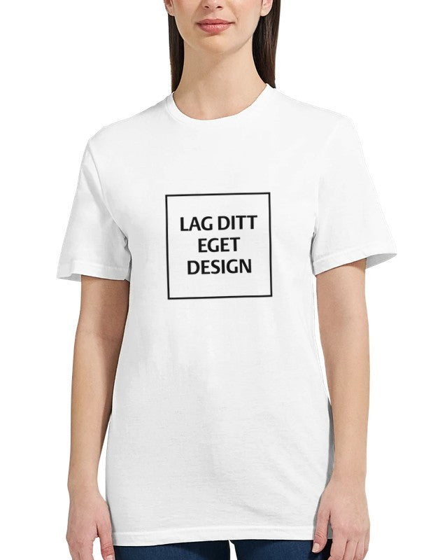 Klassisk dam-t-shirt | Designa din egen med eget tryck