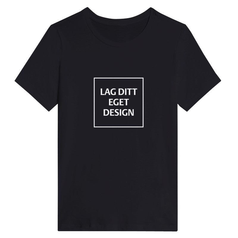 Avslappnad dam-t-shirt | Eget tryck