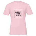 Premium unisex-t-shirt med rund hals | Designa din egen med eget tryck