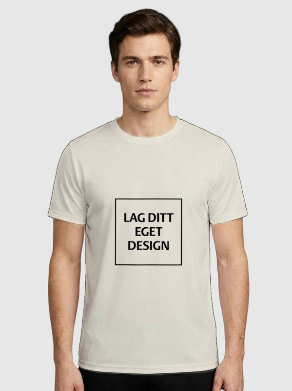 Myk Teknisk Unisex T-skjorte med Eget Trykk | Lettvekts Sport