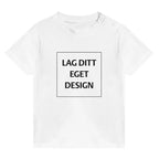 Myk Baby T-skjorte med Rund Hals og Eget Trykk