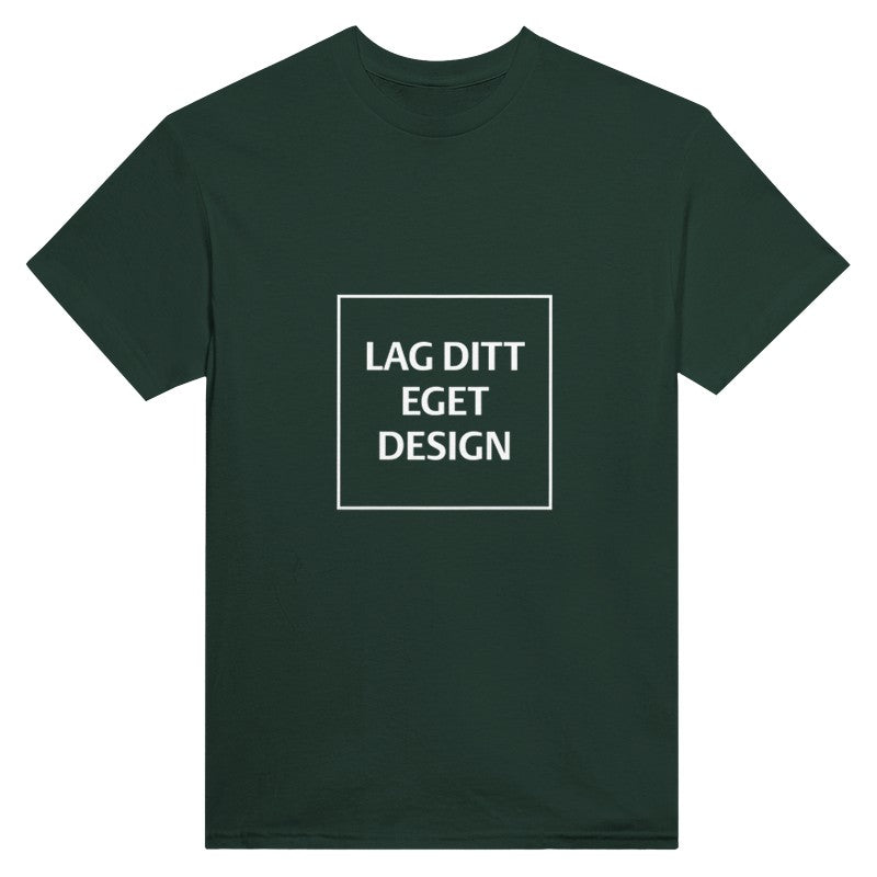 Designa din egen t-shirt med tryck | Robust unisextröja med rund hals
