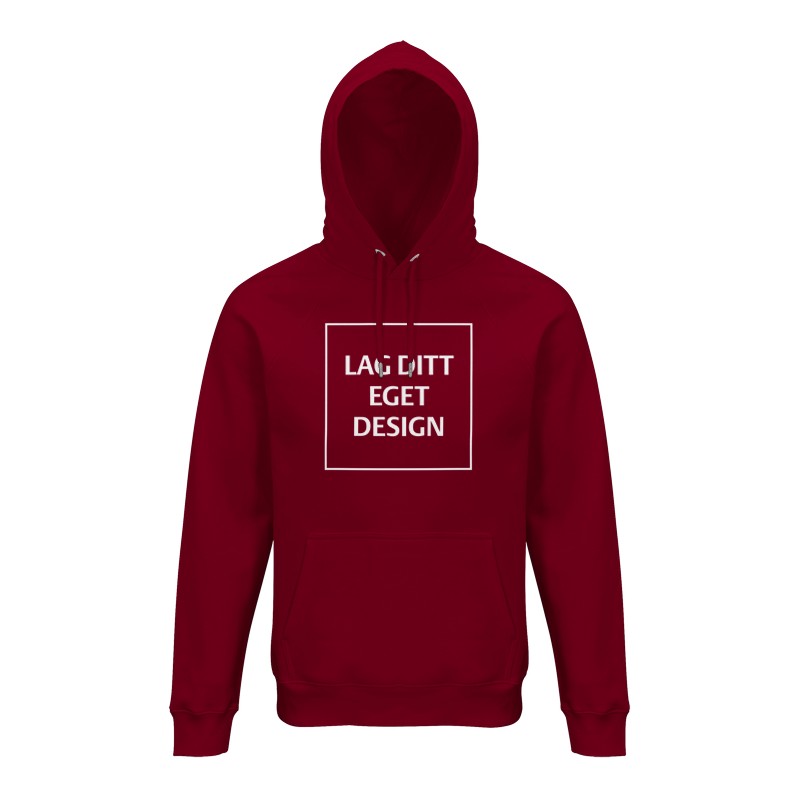 Designa din egen ekologiska unisex-hoodie | Hoodie med eget tryck